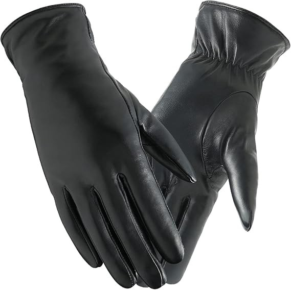 FEIQIAOSH Winter Leather Gloves for Women, Cashmere Lined Touchscreen Gloves for Texting, Premium... | Amazon (US)