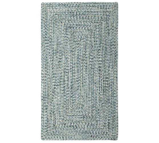 Ridley Outdoor Braided Rug | Pottery Barn (US)