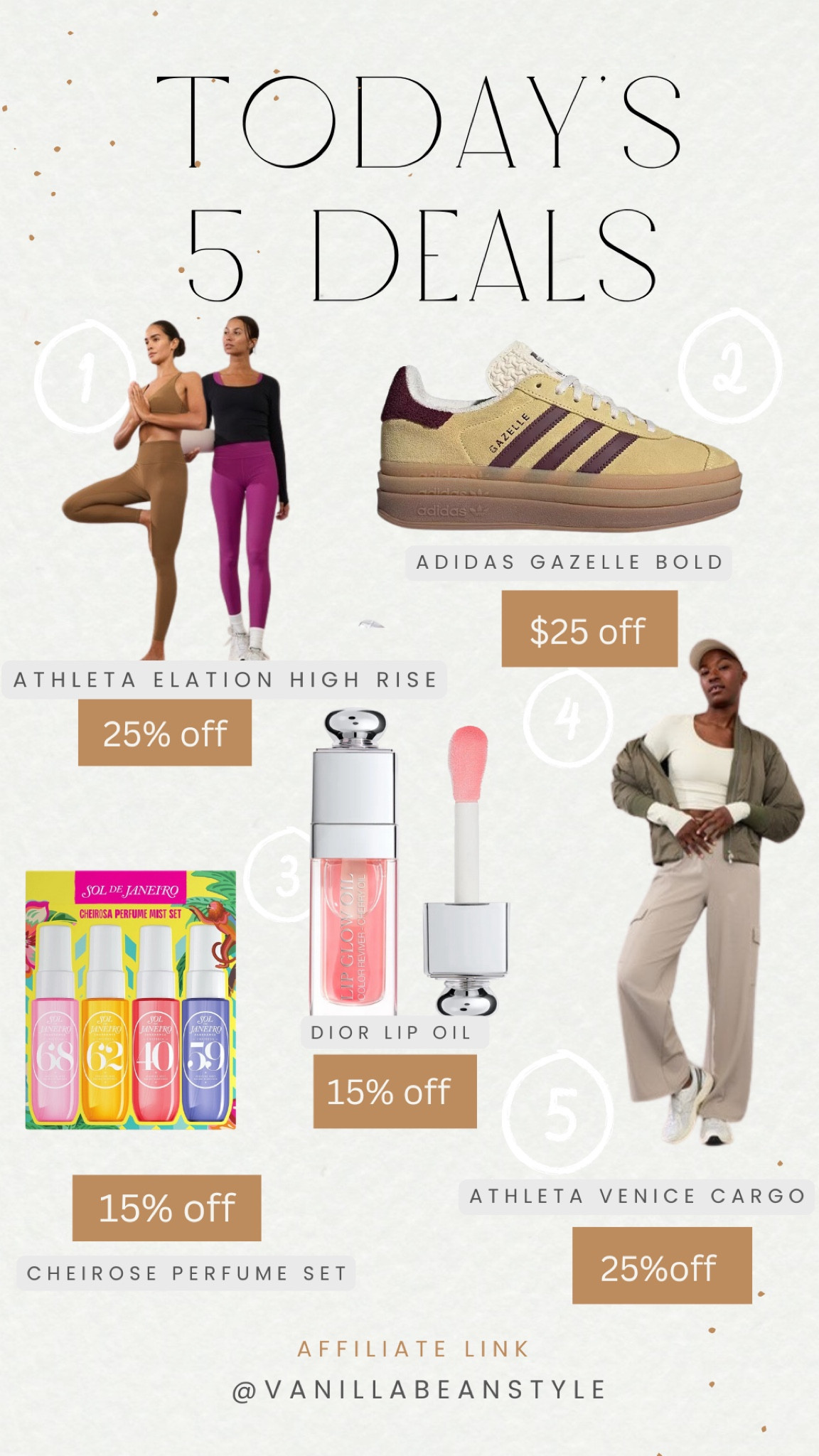 Today’s 5 Deals 

#LTKShoeCrush #LTKFindsUnder100 #LTKSaleAlert