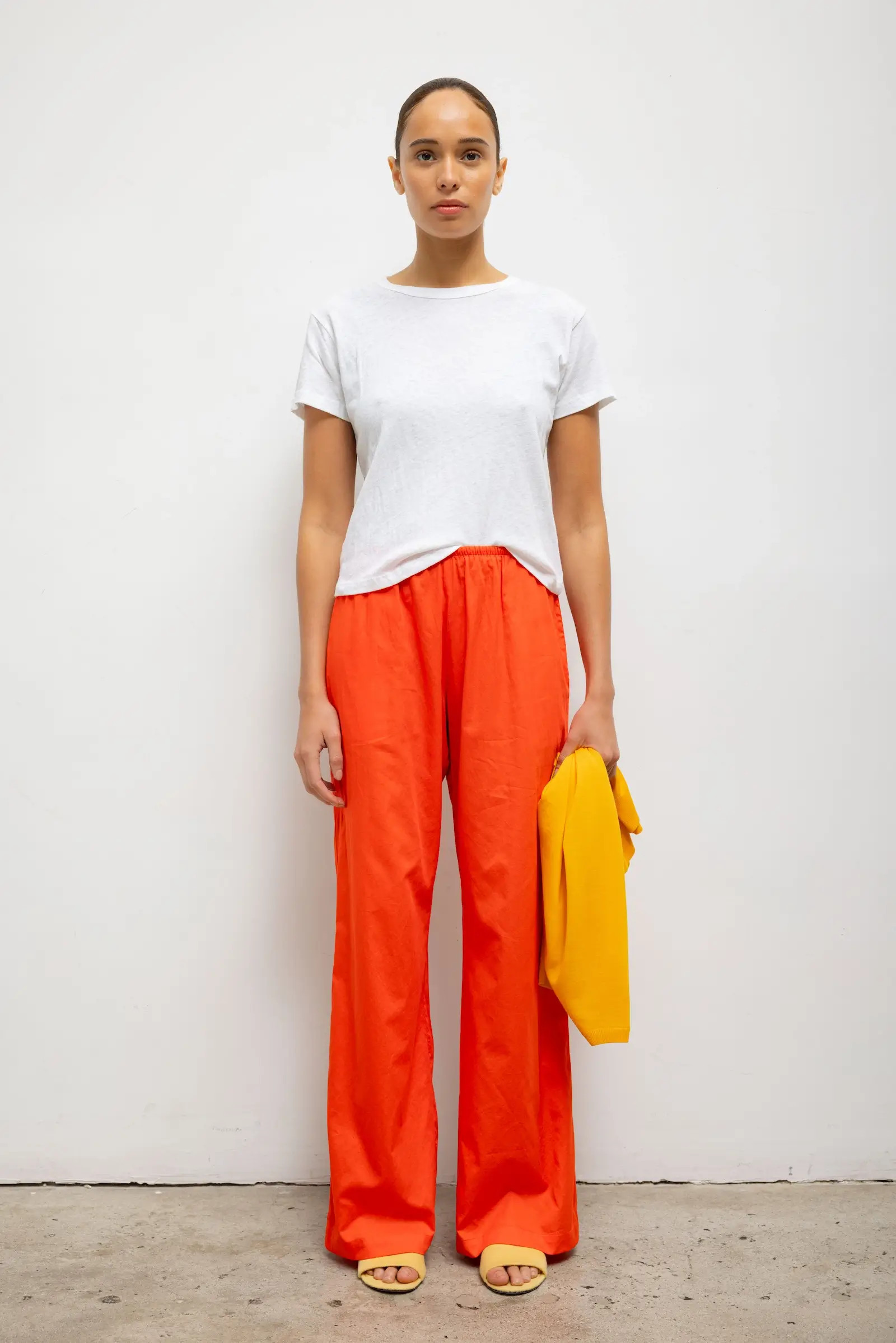 Yoko Pocket Pant in Feu in Cotton | LESET