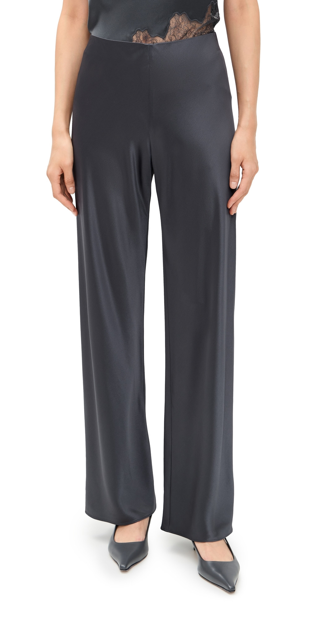 CAMI NYC Bristol Mid Rise Pants Coal S | Shopbop