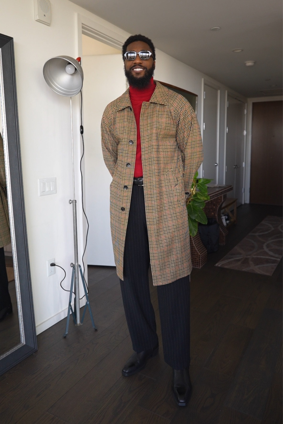 Overcoat outfit with plaid overcoat. Links below ⬇️ .

#LTKHoliday #LTKSeasonal #LTKMens