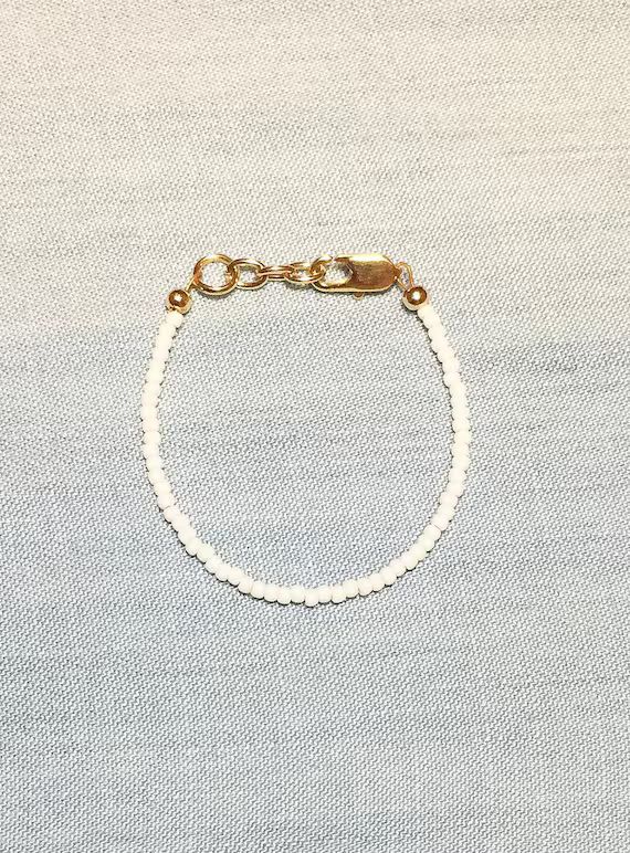 Baby Bracelet  Classic White | Etsy | Etsy (US)