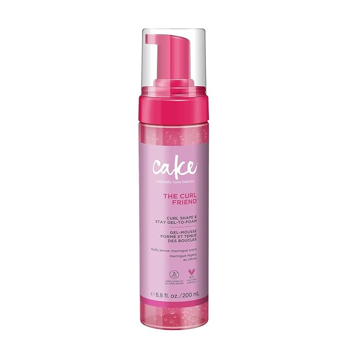 Cake Beauty Gel-to-Foam Styler, The Curl Friend – Volumizing & High Hold Gel to Foam - Flake Fr... | Amazon (US)