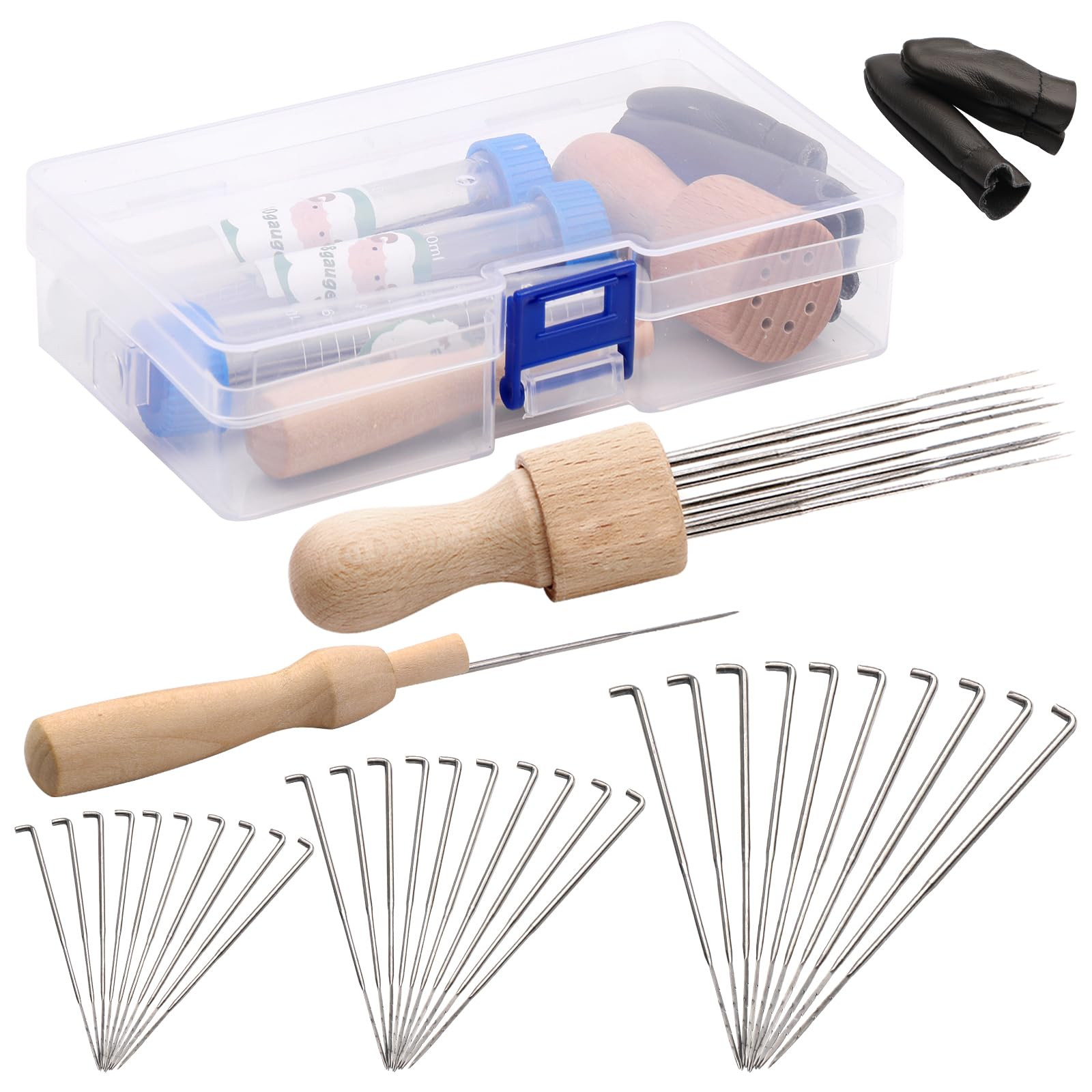 IMZAY Needle Felting Tools, Needle Felting Supplies, Needle Felting Kit with 3 Size 30Pcs Needles... | Amazon (CA)