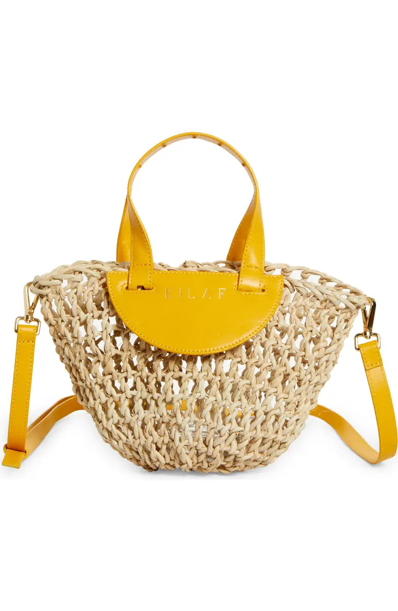 Dom Mini Woven Palm Tote | Nordstrom