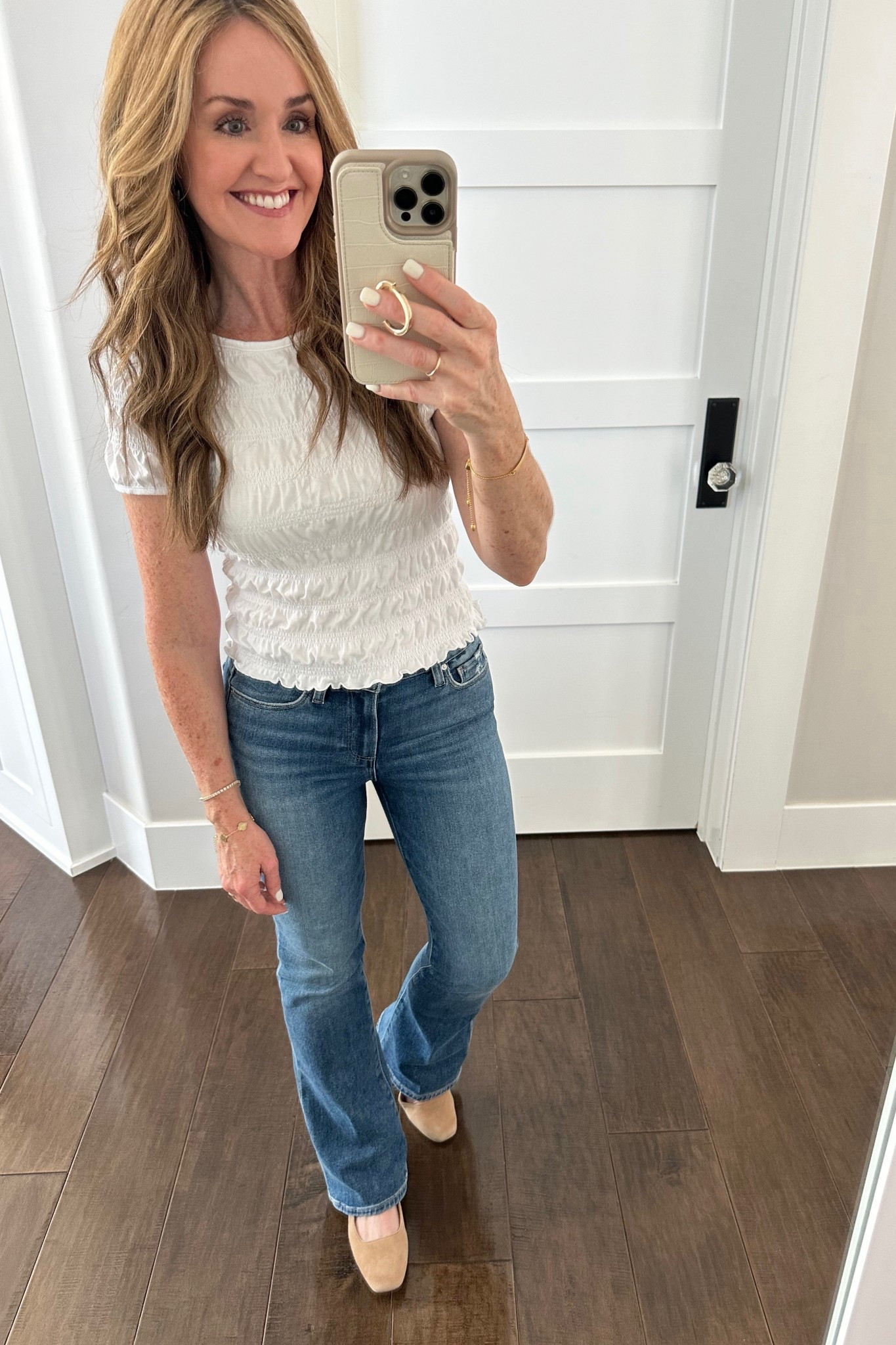 A short sleeve top paired with jeans is my Spring uniform 🌷

#LTKootd #LTKgrwm #LTKSeasonal