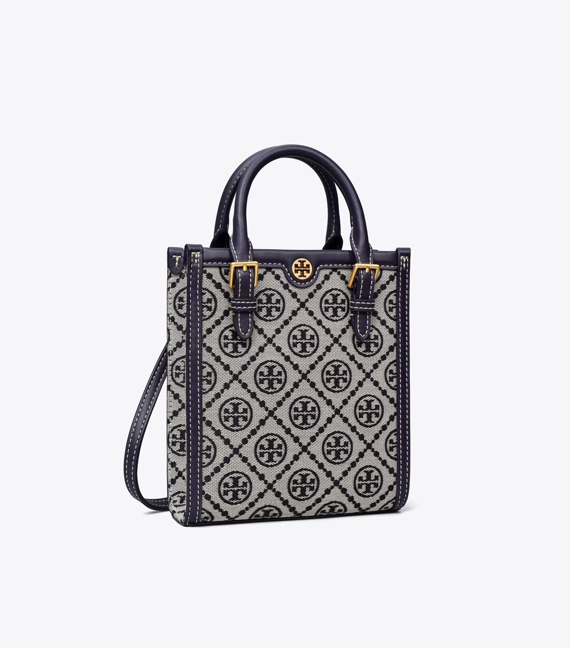 Mini T Monogram Tote: Women's Designer Crossbody Bags | Tory Burch | Tory Burch (US)