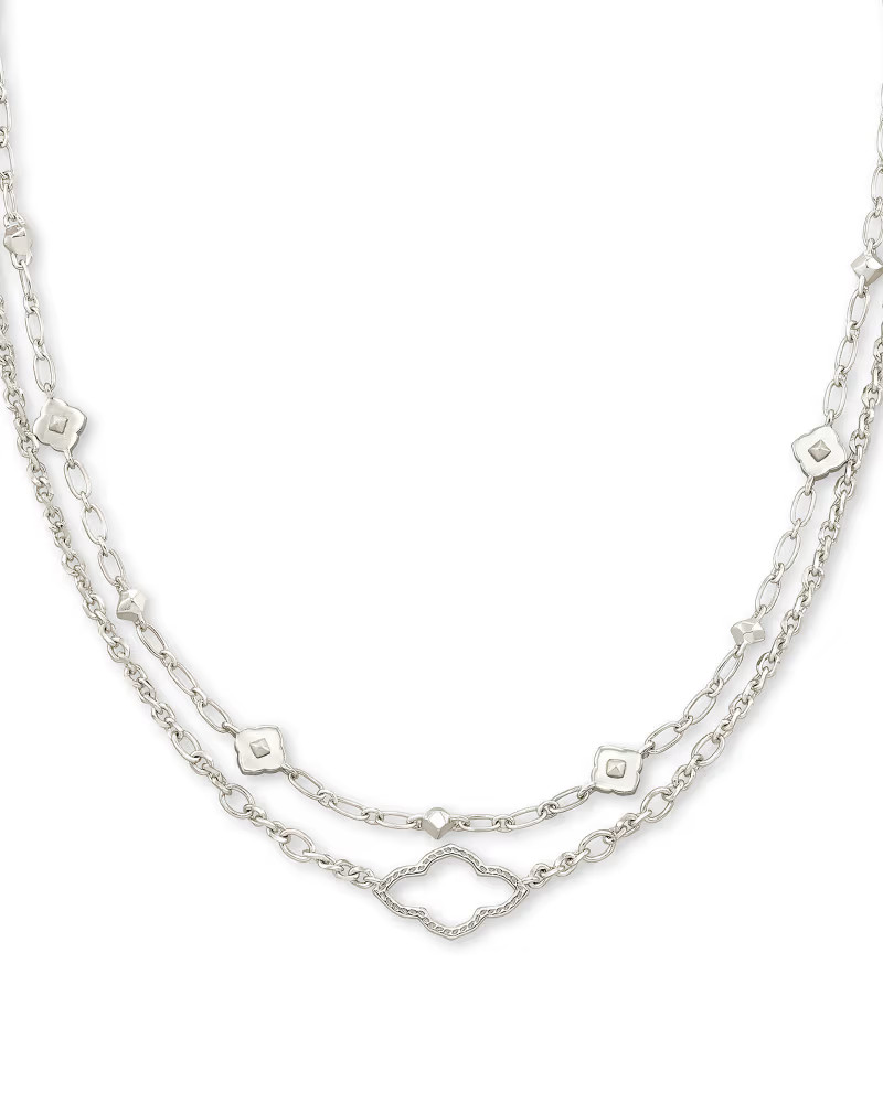 Abbie Multi Strand Necklace in Silver | Kendra Scott | Kendra Scott