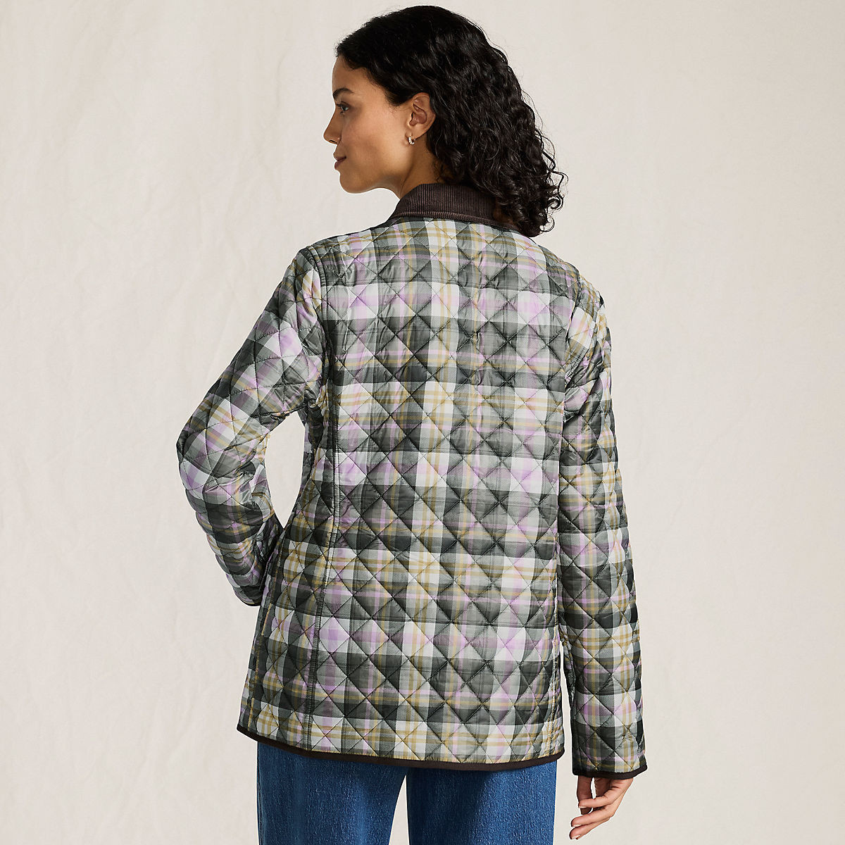 Women's Print Reversible Barn Quilted Insulated Jacket | Lands' End (US)