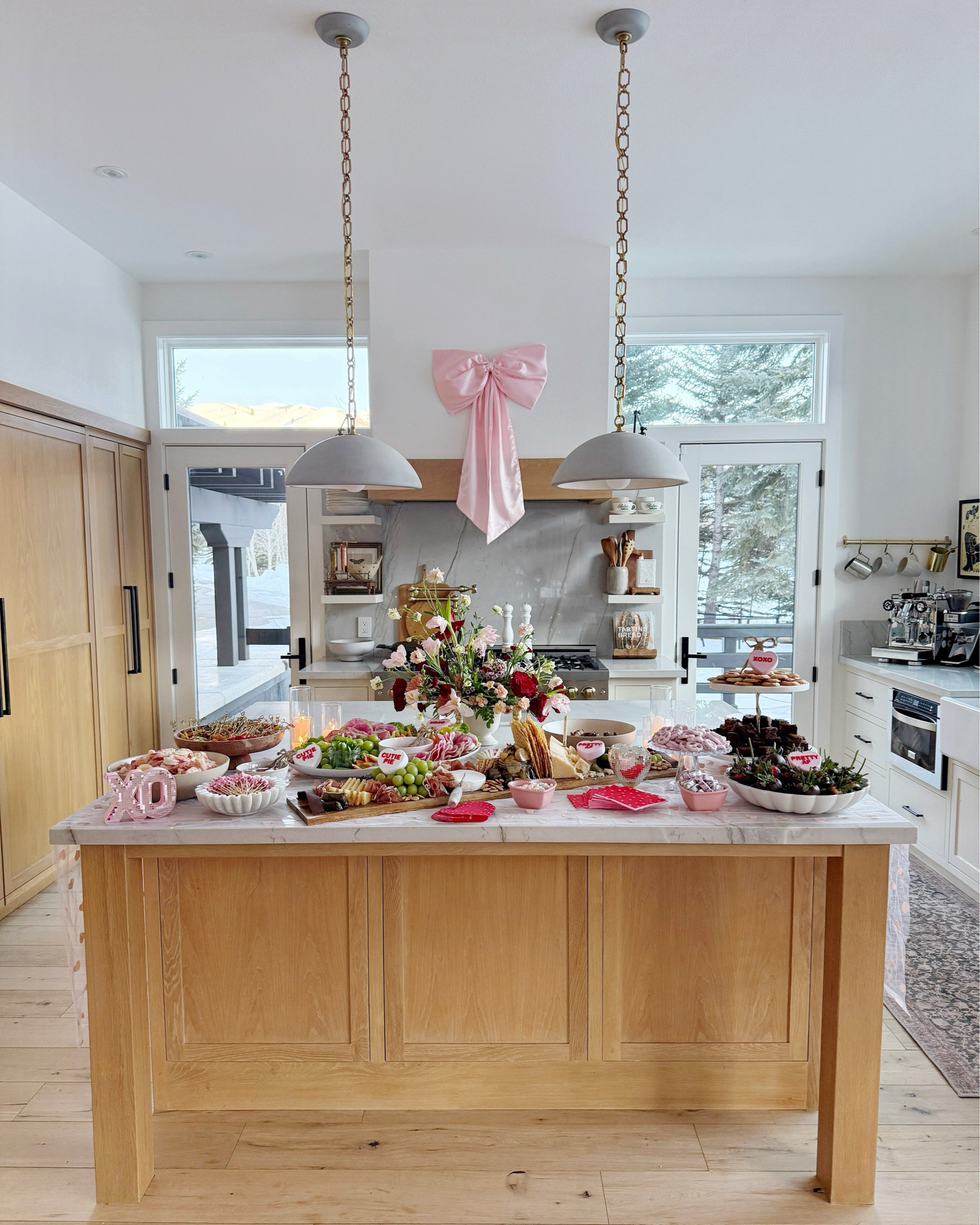 Galentines Day party success🎀 Another one in the books!! Love love loveeeee hosting all of my beautiful friends for a fully evening!👯‍♀️❤️🍓🎀🍫🌹💕🍾 Festive decor, cute outfits, fun games, yummy eats, bubbly flowing and a lot of laughing! SO grateful for my community of women💫 

#LTKValentine #LTKHome