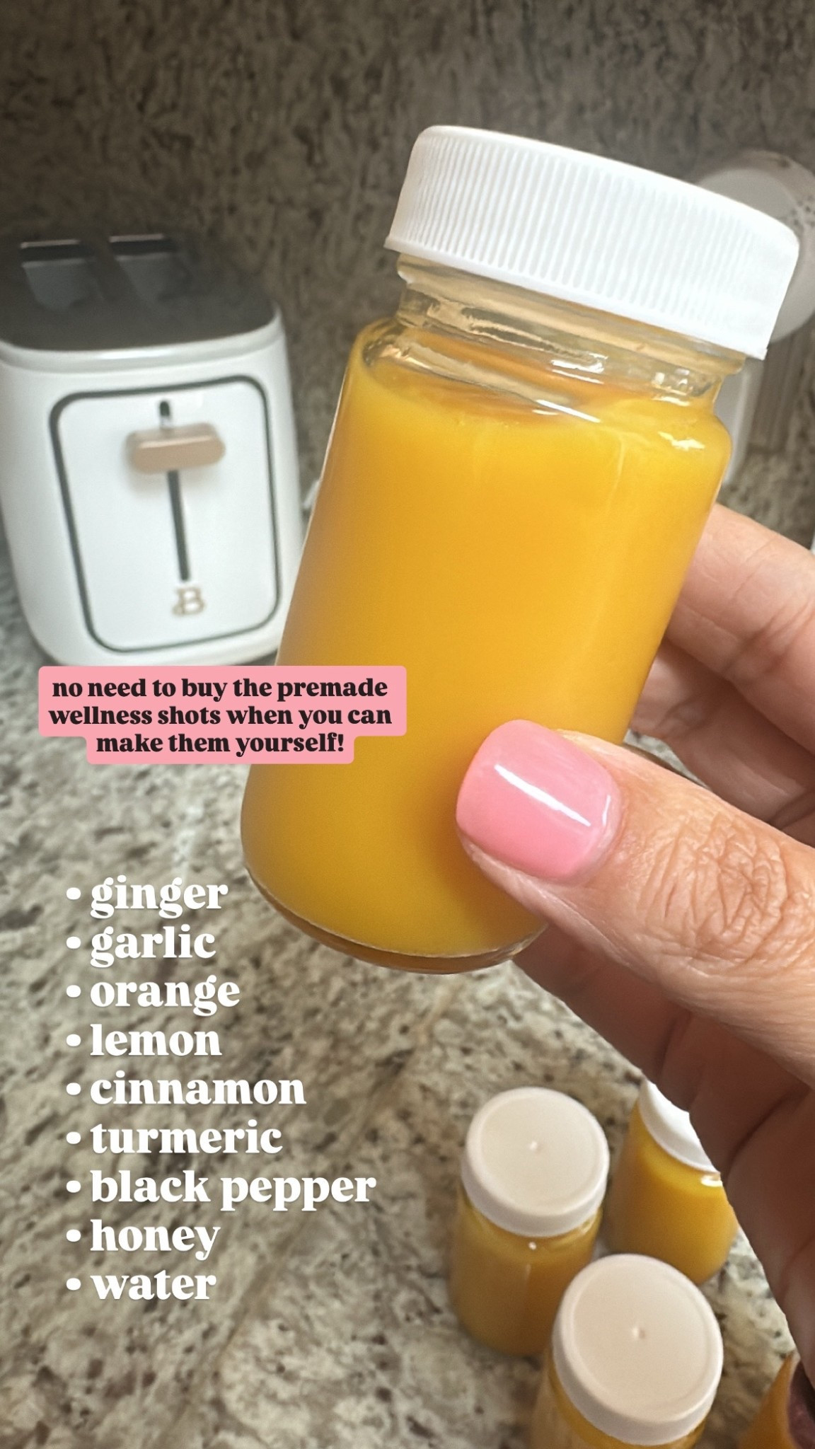 DIY wellness shots! blend, strain & pour! 

#LTKselfcare #LTKfoodie #LTKHome