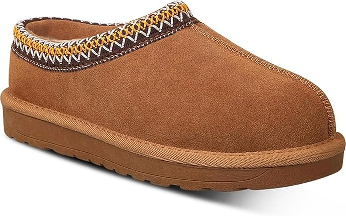 Women's Slipper Platform Mini Boots Indoor Slippers Slip on Fur Fleece Lined Suede Comfy Fur Flee... | Amazon (US)