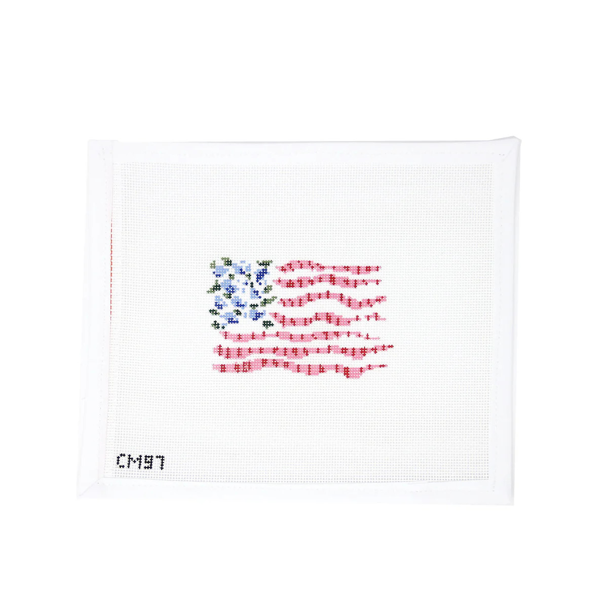 Flower American Flag - Exclusive | Greystone Needlepoint