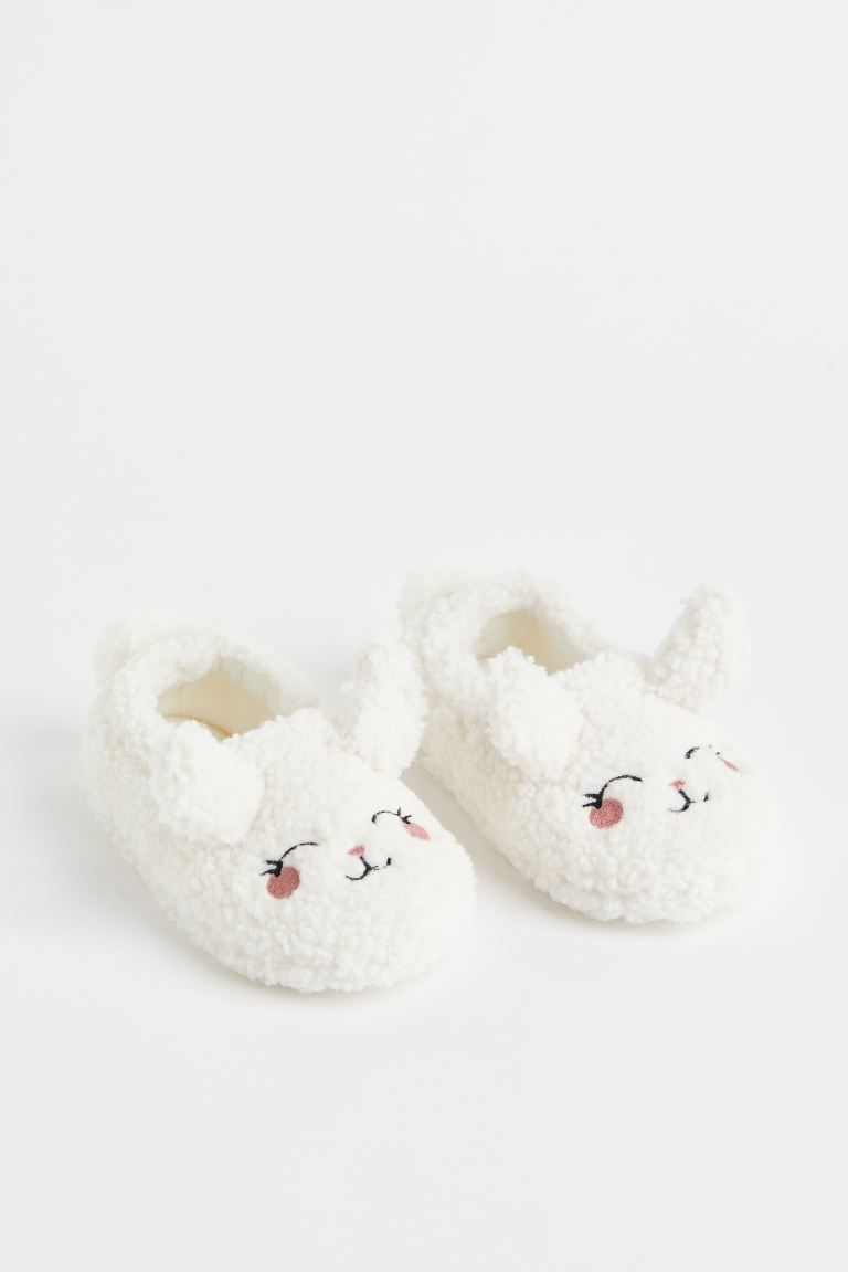 Soft Teddy Bear Slippers | H&M (US + CA)