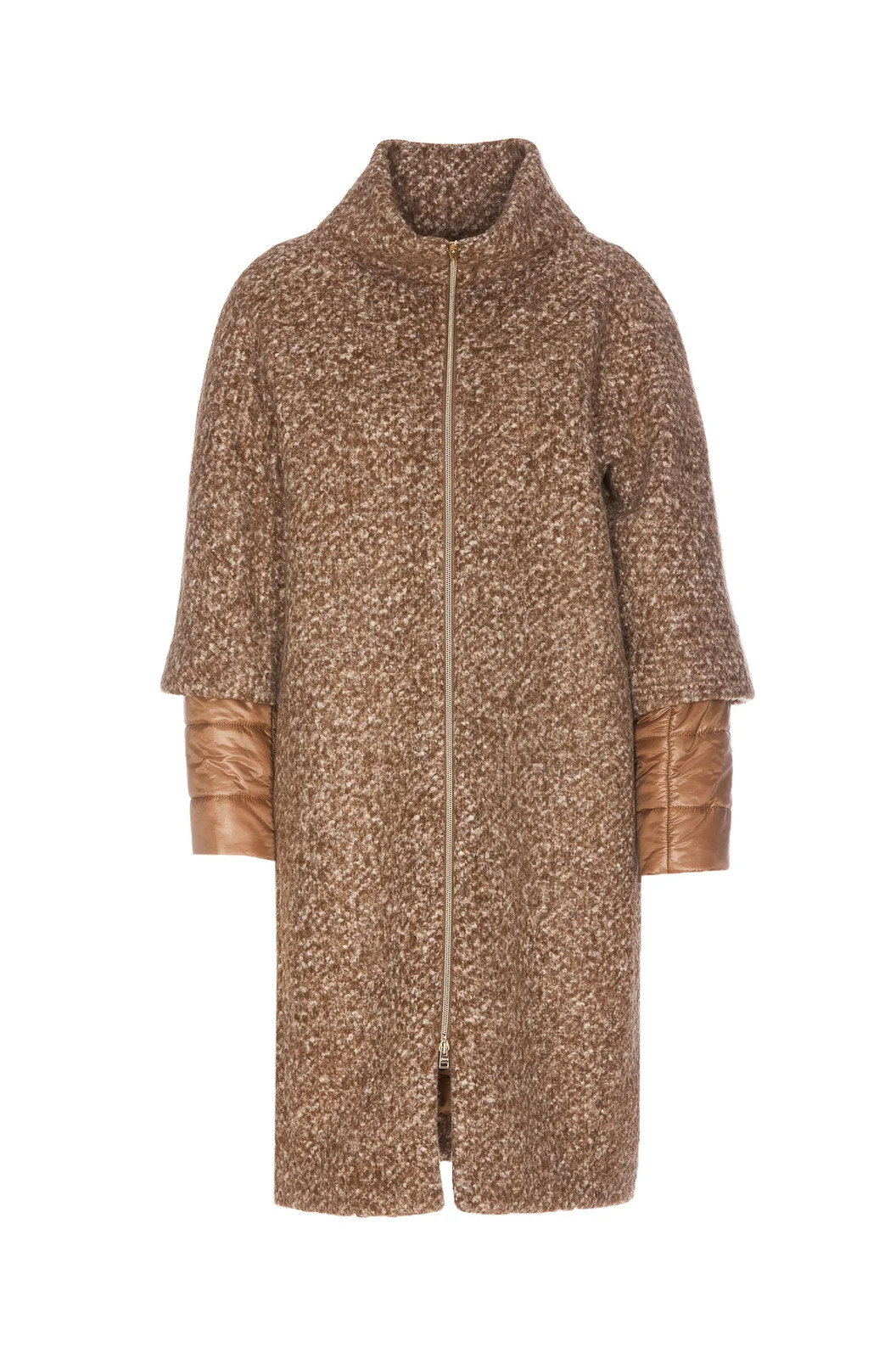 Herno Long Sleeved Zip-Up Coat | Cettire Global