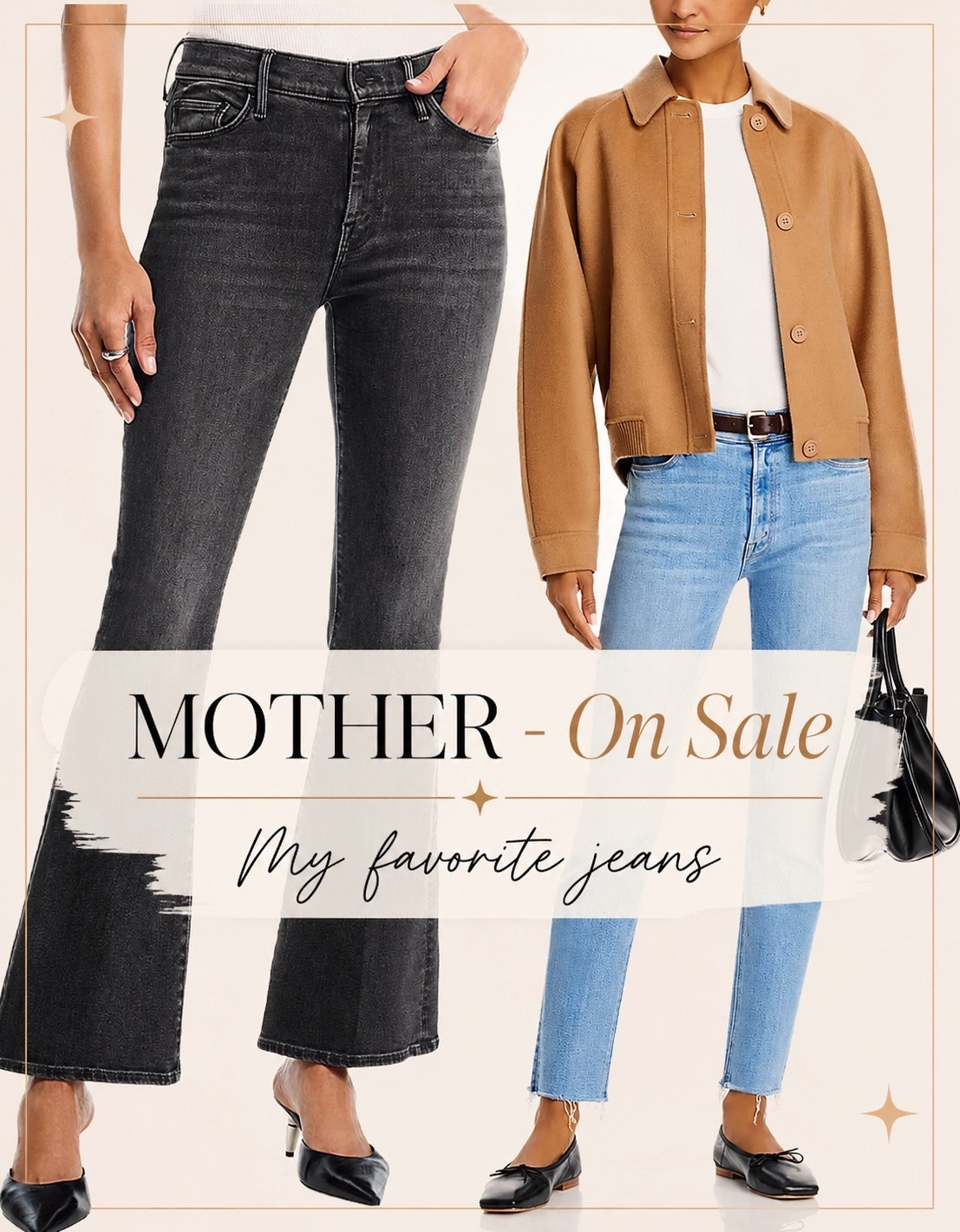 MOTHER The Weekender Mid Rise Flared Jeans / MOTHER Dazzler Mid Rise Ankle Fray Jeans in Blessing in Disguise / Bloomindales Buy More - Save More Sale #motherjeans #dazzler Hottest fall jean

#LTKOver40 #LTKSaleAlert #LTKSeasonal