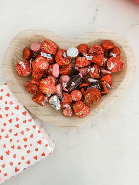 Wooden heart bowl, Valentine decor, Valentine candy, Valentine napkins, Valentine’s Day decor, heart shaped bowl. 

#LTKFind #LTKhome #LTKSeasonal