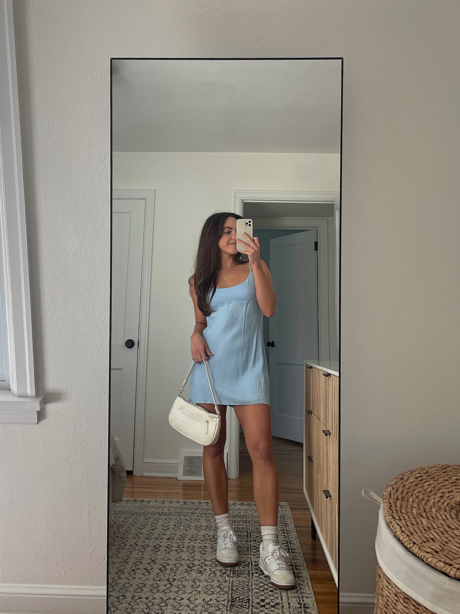 Exact dress is bonsiour dress from Aritzia in sail blue 
Cross pendant is from Monday Monarch

#LTKStyleTip #LTKFindsUnder50 #LTKFindsUnder100