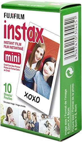 Fujifilm Instax Mini Film, White Single Pack (10 Exposures) | Amazon (CA)