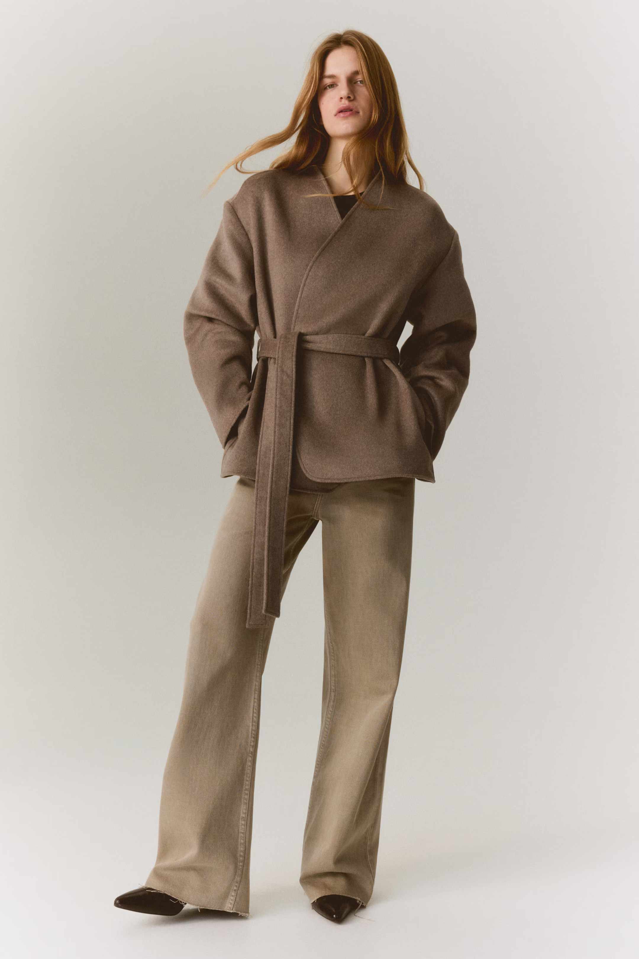 Tie-belt coat | H&M (UK, MY, IN, SG, PH, TW, HK)