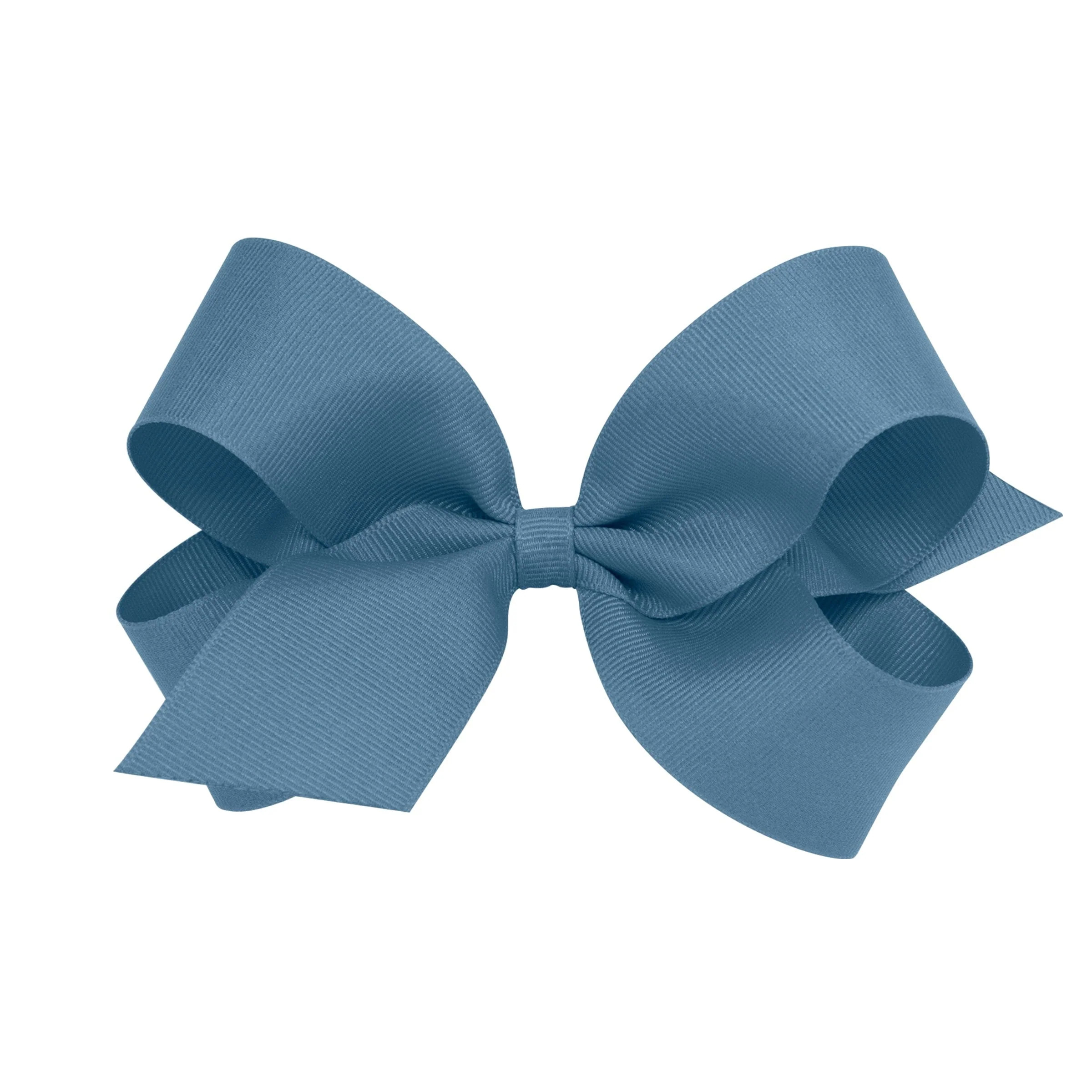 Grosgrain Hair Bow - Kid's Denim Hair Accessories | Little English