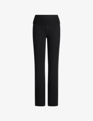 Foldover-Waistband Straight-Leg Wool-Blend Trousers | Selfridges