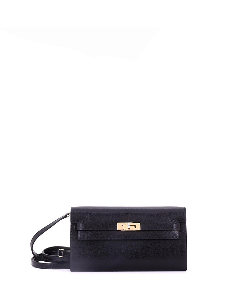 Pre-Owned HERMES Kelly To Go Wallet Chevre Chamkila | Bloomingdale's (US)
