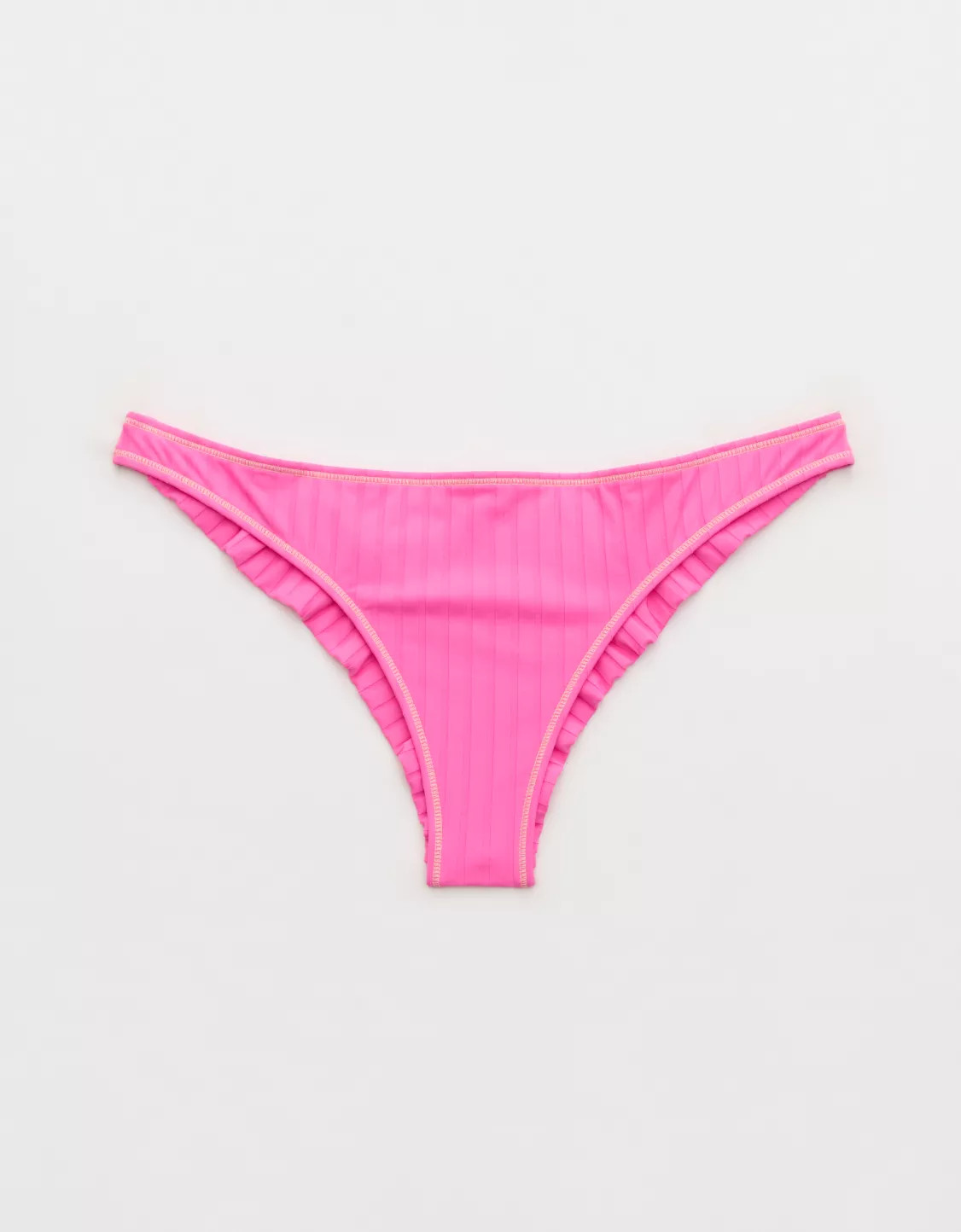 Aerie Ribbed Happy Cheeks Bikini Bottom | American Eagle Outfitters (US & CA)