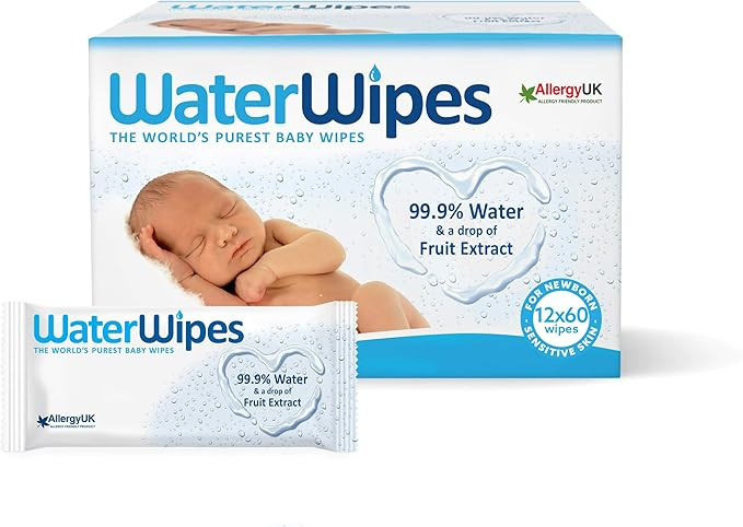 WaterWipes Super Value Box - Pack of 12, Total 720 Wipes | Amazon (US)
