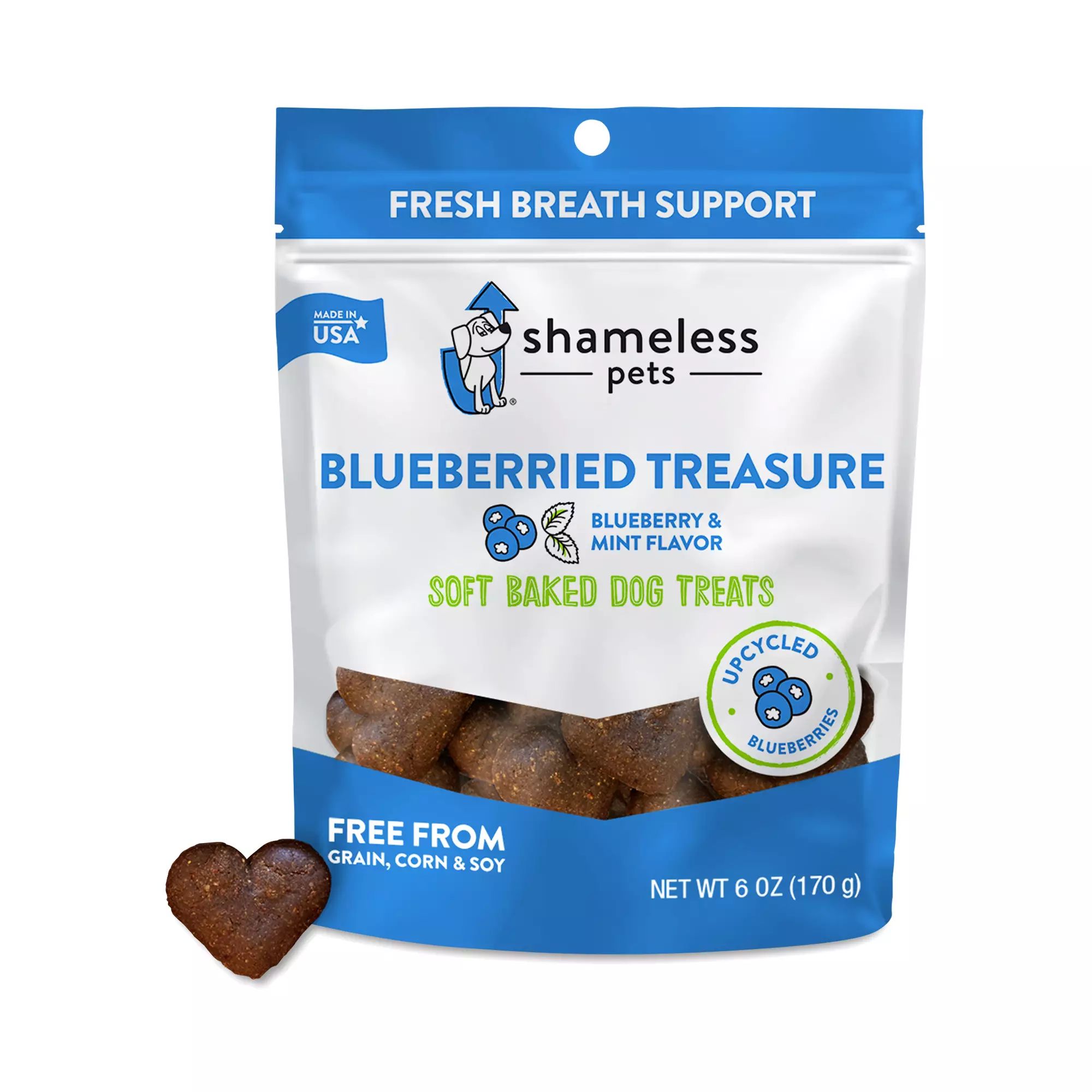 Soft-Baked Biscuit Dog Treats, Blueberried Treasure | Thrive Market