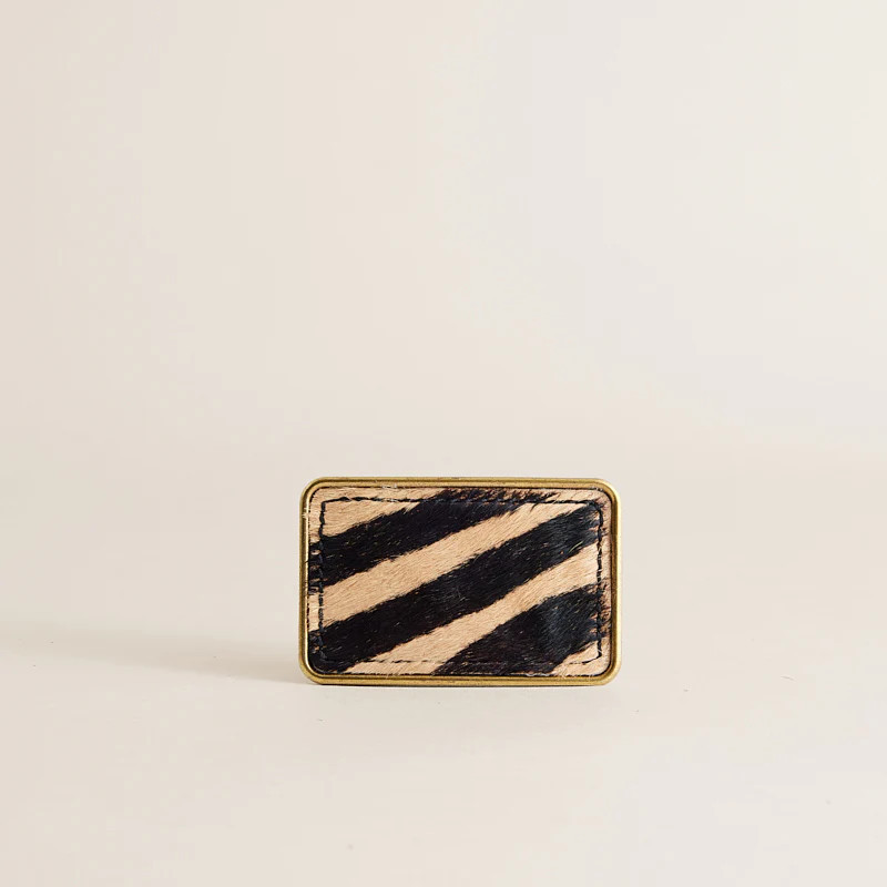 Interchangeable Belt Buckle - Zebra | Parker Thatch