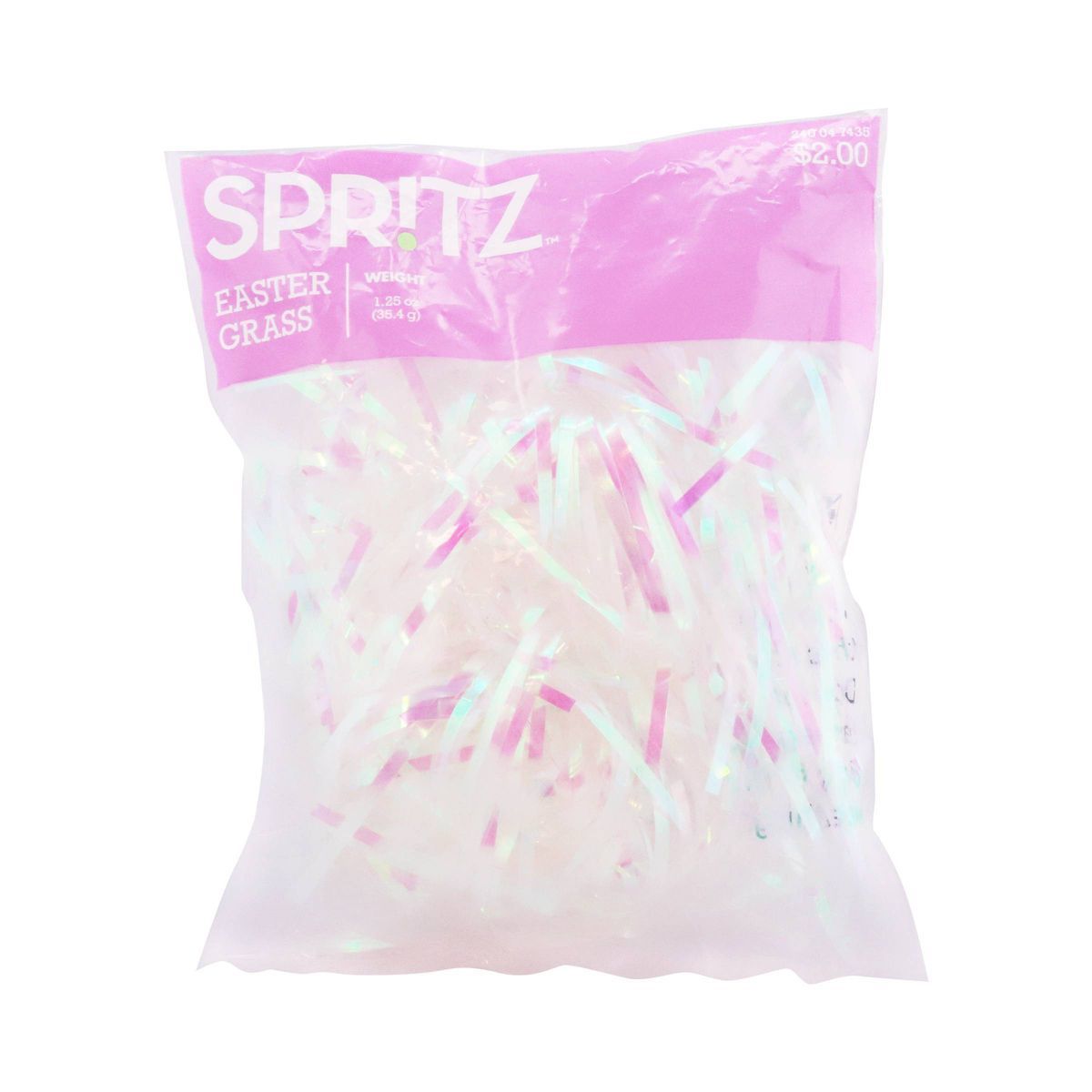 1.25oz Iridescent Easter Grass Clear - Spritz™ | Target
