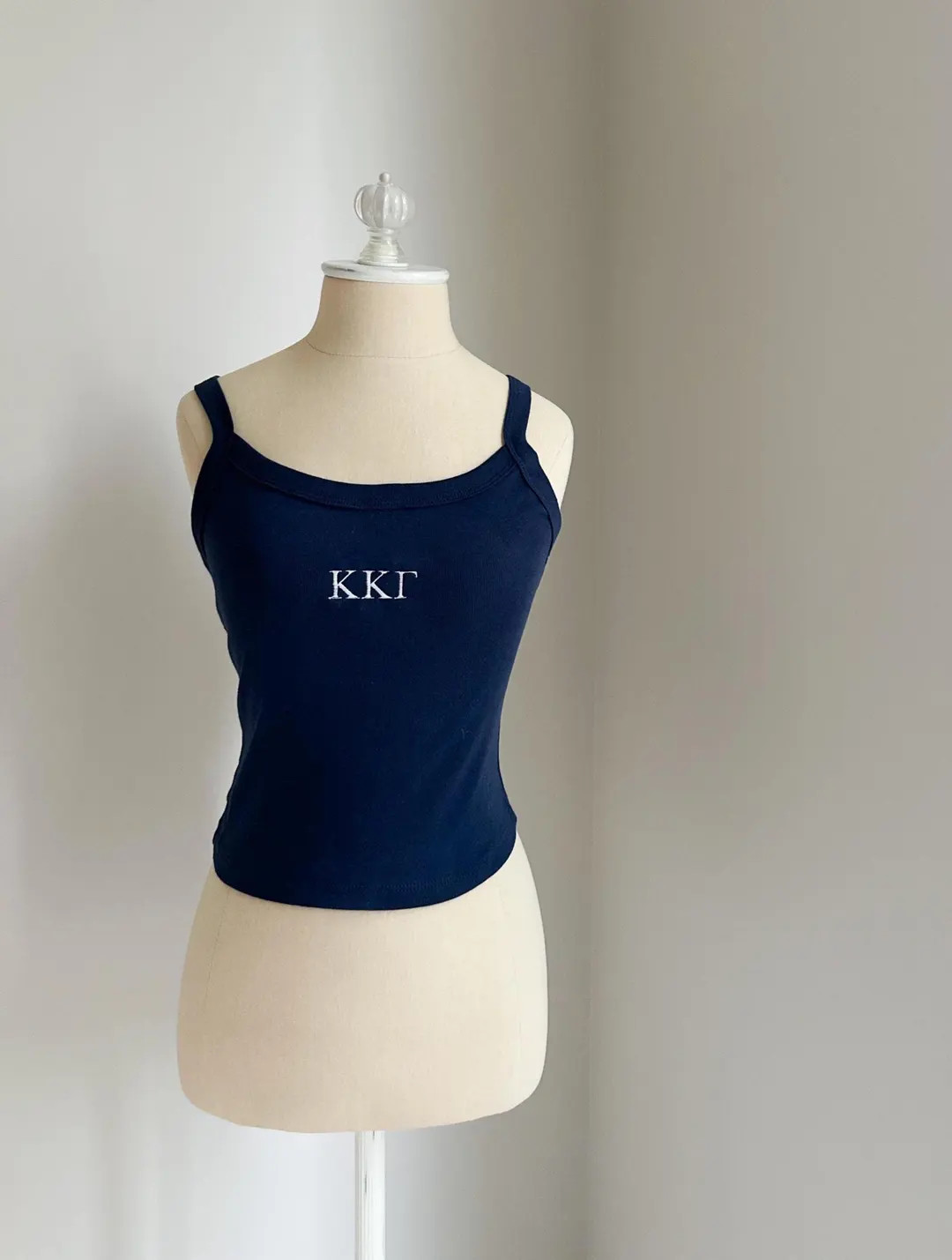 Kappa Kappa Gamma Shirt: Custom Greek Letter Tank Top, Embroidered Sorority Merch, Sorority Appar... | Etsy (Global)