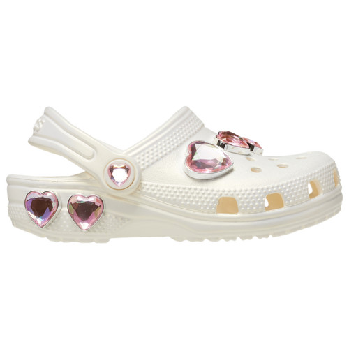 Crocs Classic Iridescent Hearts Clogs | Kids Foot Locker (US)