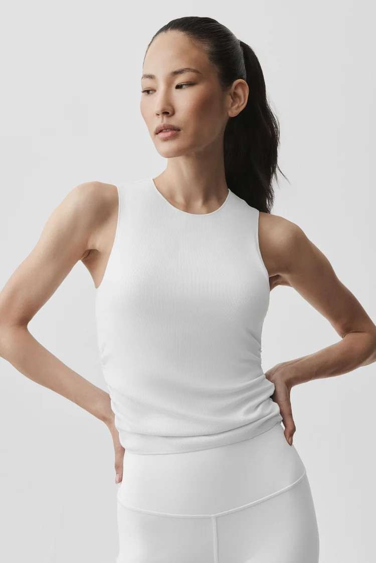 Ribbed En Pointe Tank | Alo Yoga
