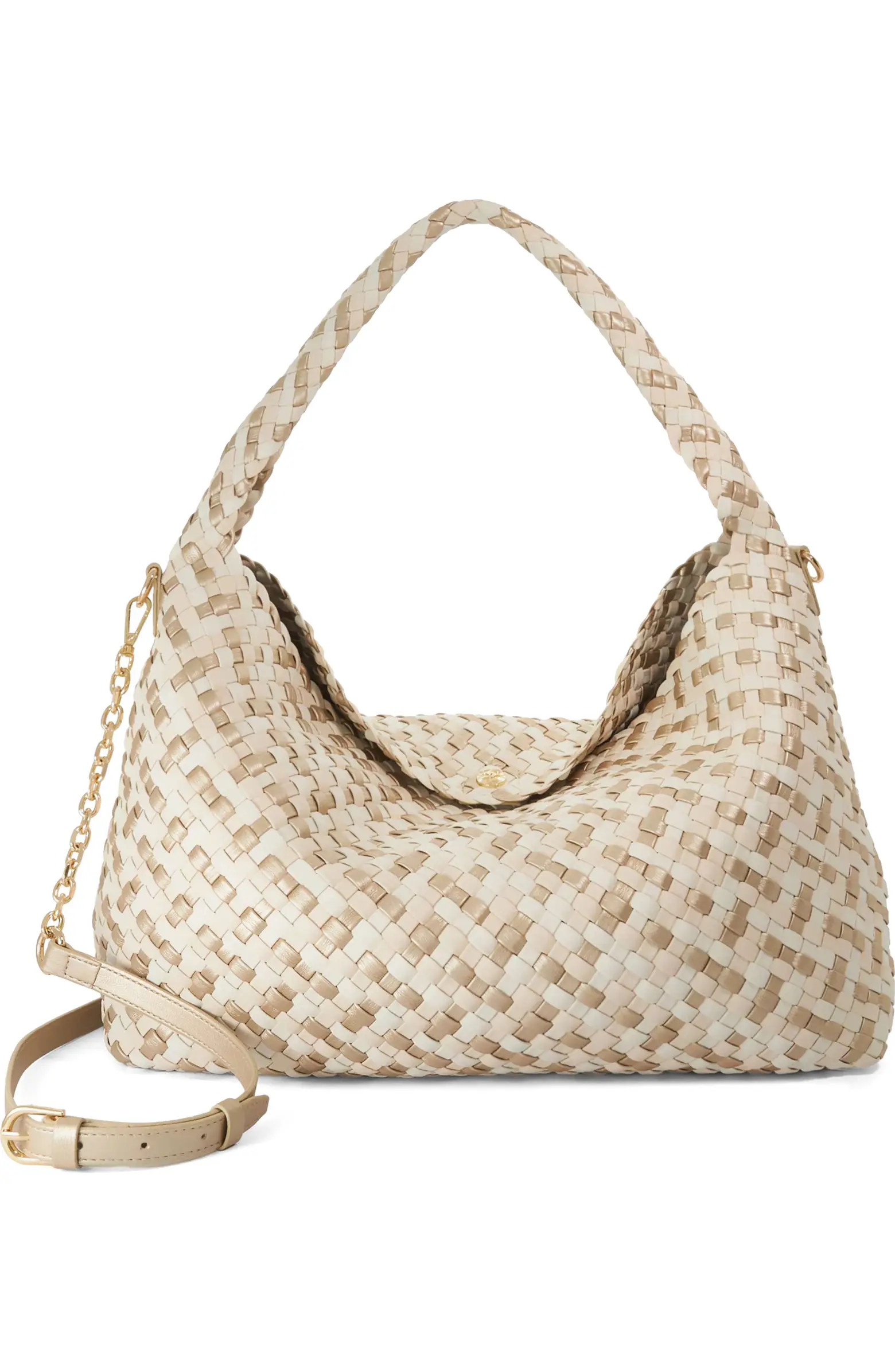 Deliberate L Woven Shoulder Bag | Nordstrom