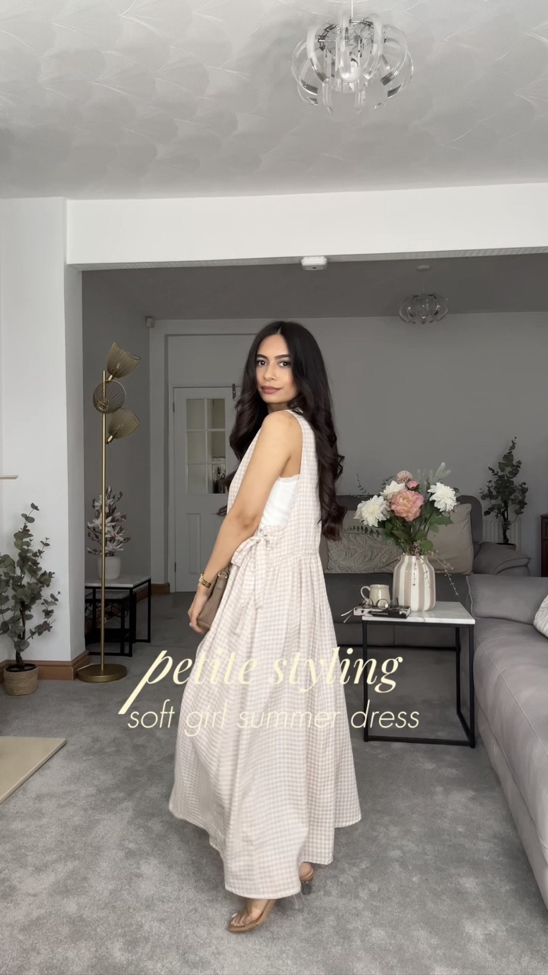 Petite styling: this gingham dress is giving fresh countryside mornings that make you want to romanticise your whole life 🤍☕️

A little Nancy Meyers, soft girl summer energy 🌾✨

#LTKsummer #LTKuk #LTKpetite
