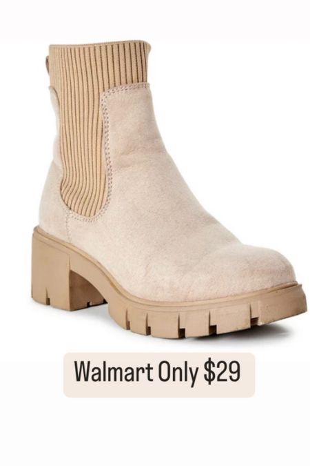 Walmart Boots under $30 and runs tts perfect for fall and winter! 

#LTKSeasonal #LTKshoecrush #LTKunder50