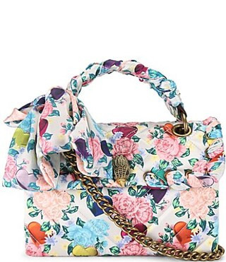 Kurt Geiger London Kensington Floral Satin Crossbody Shoulder Bag - Multi Floral | Dillard's
