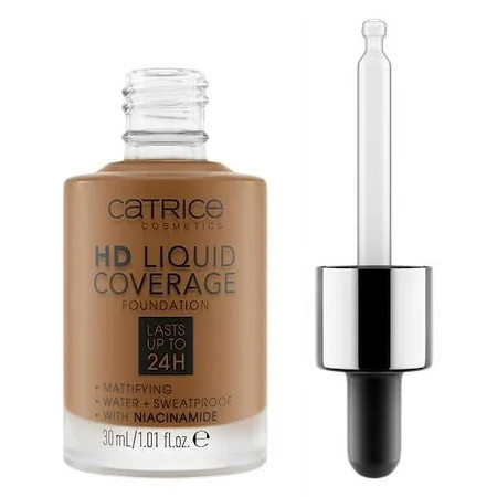 Catrice | HD Liquid Coverage Foundation | High & Natural Coverage | Vegan & Cruelty Free (090 | Espresso Beige) | Walmart (US)