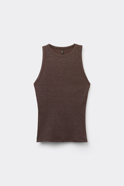 Ribbed Cotton Lamé Tank Top - Intimissimi | Intimissimi (US)