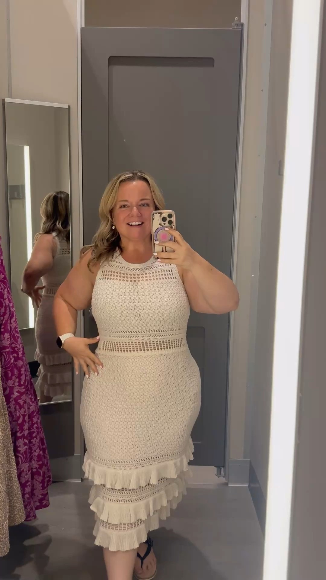 I’m wearing a size large with these stats:
5’3, 220lbs 
36DDD
32” waist 
49” hips 

#midsizestyle #midsizefashion #curvyfashion #curvyoutfit #curvystyle #over40style #womenover40 #millennialstyle #everydaystyle #casualchic #summerstyle #summeroutfits #ootd #styleinspo #ltkfashion #ltkcreator #fashionfinds #wearwhatyoulove #confidenceinstyle #viralstyle

#LTKMidsize #LTKPetite #LTKPlusSize