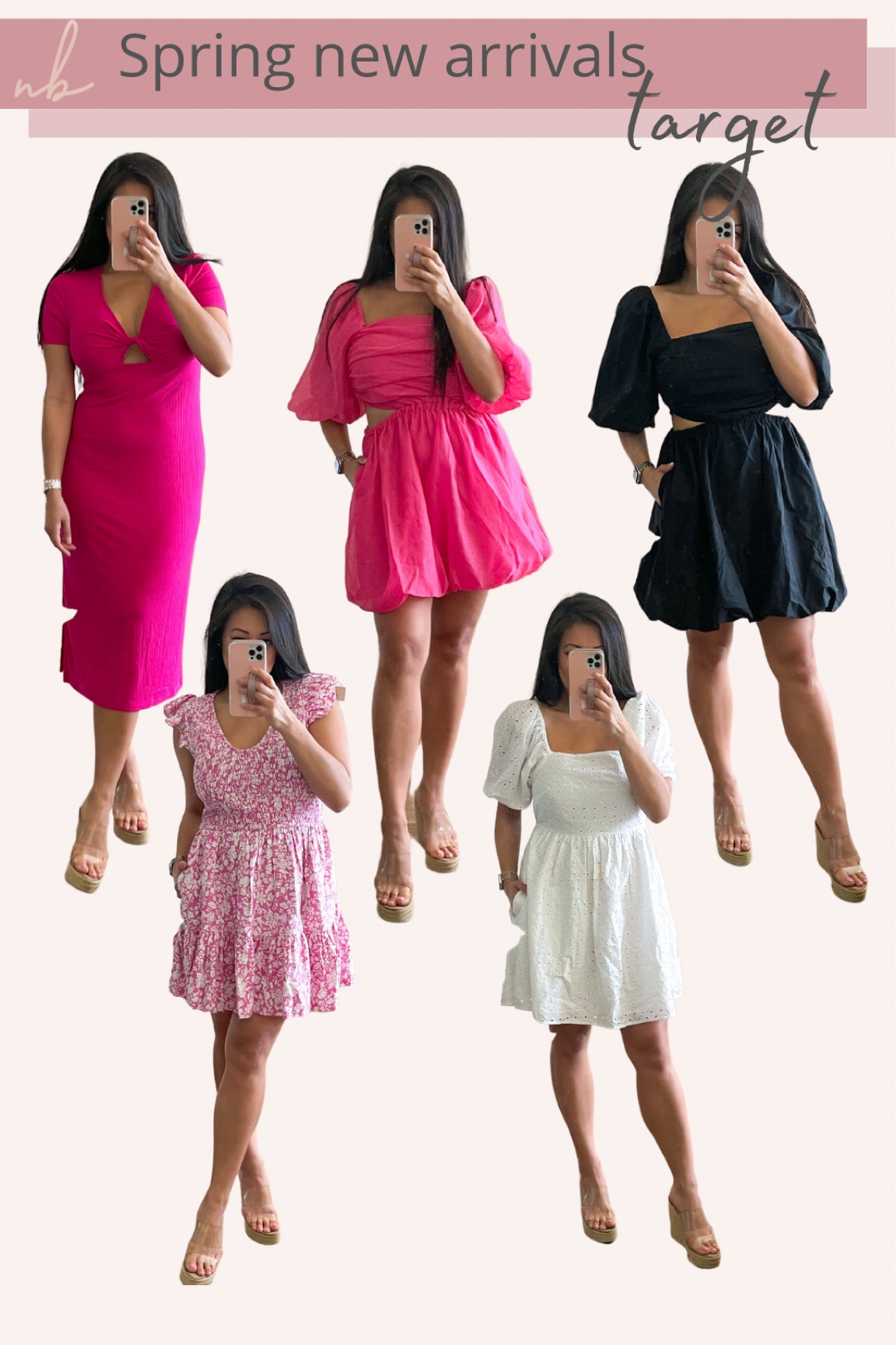 Spring target dresses on sale. Wearing medium in all dresses 

#LTKsalealert #LTKwedding #LTKunder50