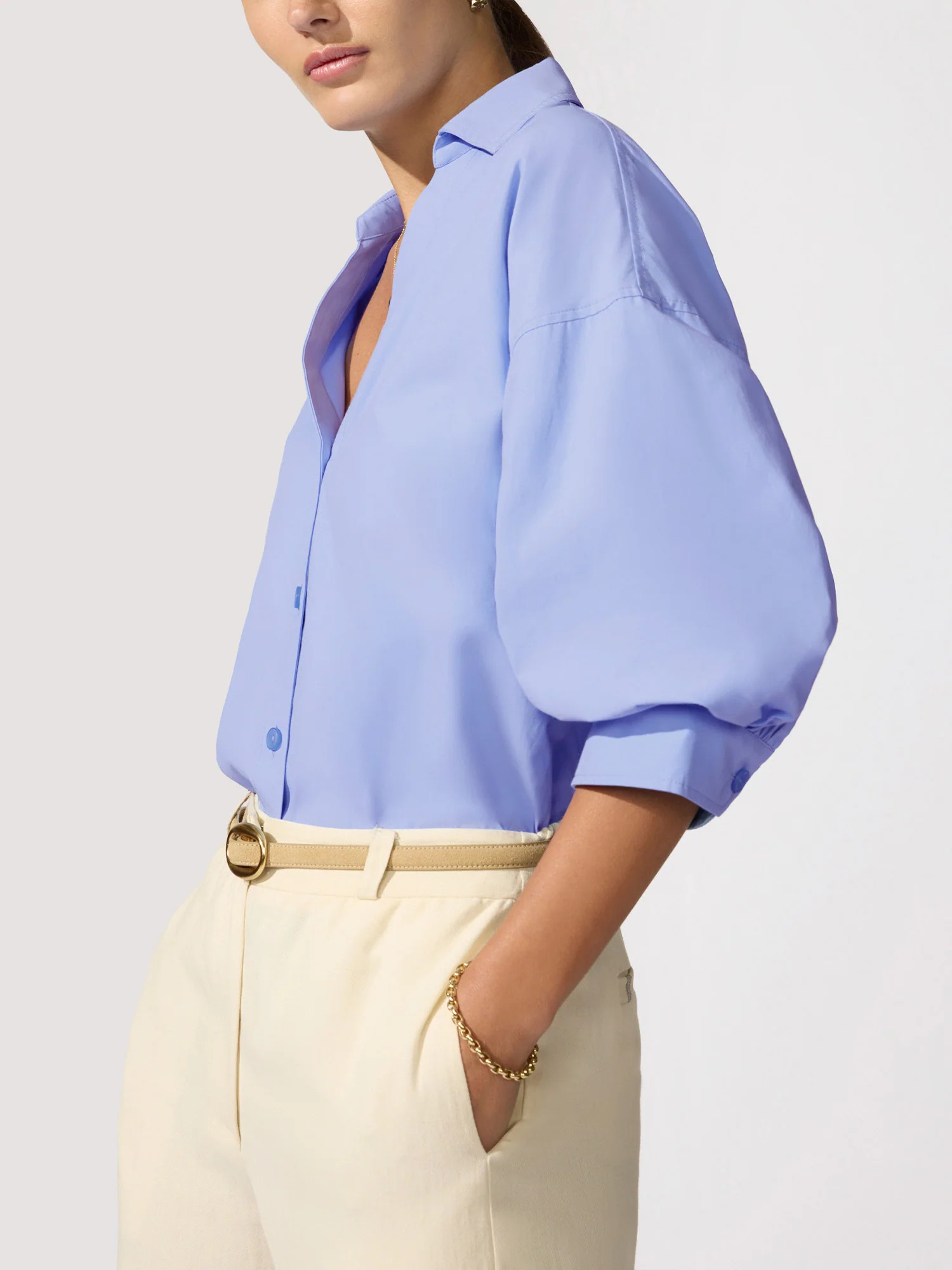Women's Kate Shirt in Bleu | Brochu Walker | Brochu Walker