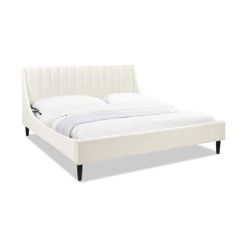 Helaina Tufted Upholstered Low Profile Platform Bed | Wayfair North America