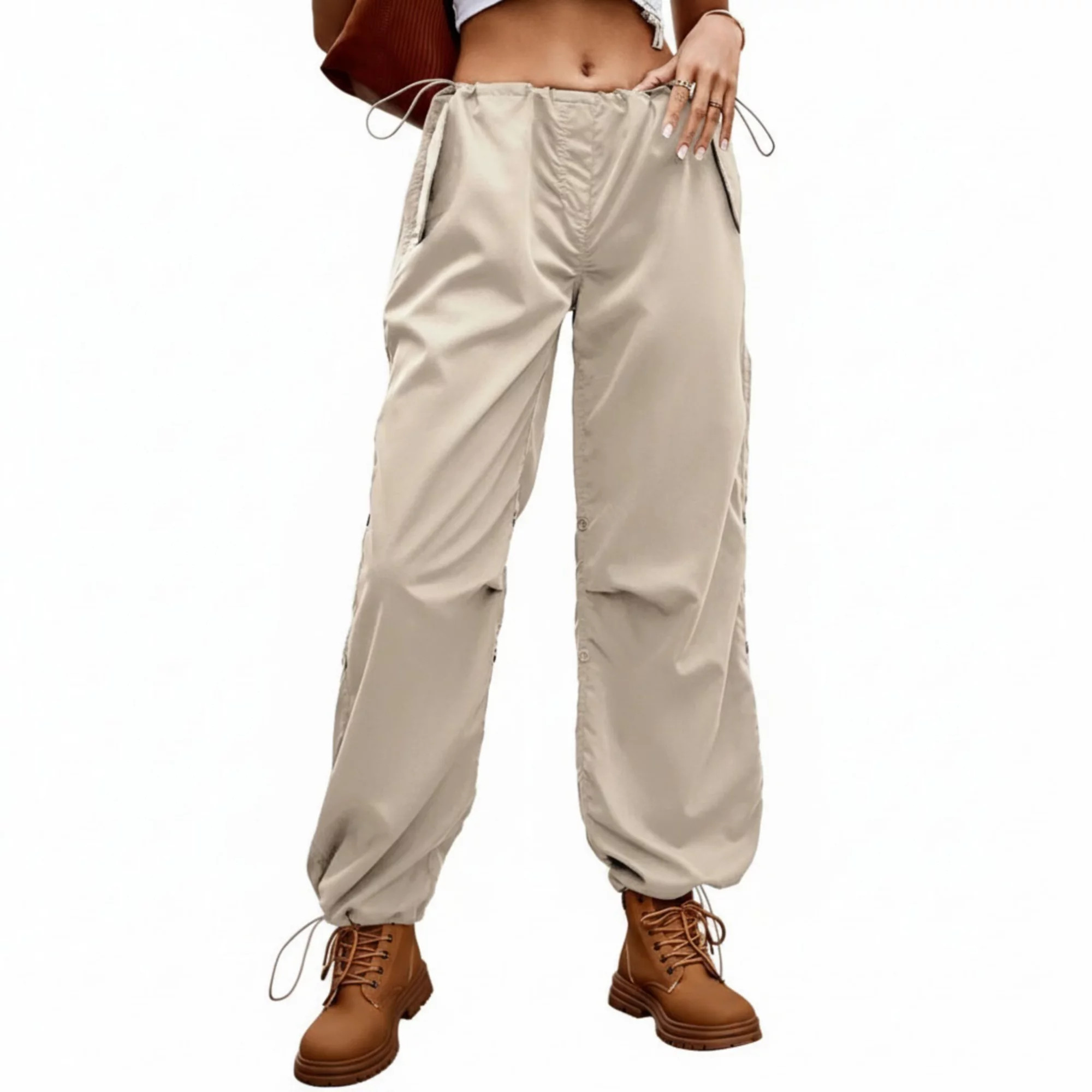 Women Adjustable Drawstring Cargo Pants with Pockets | Kohl's