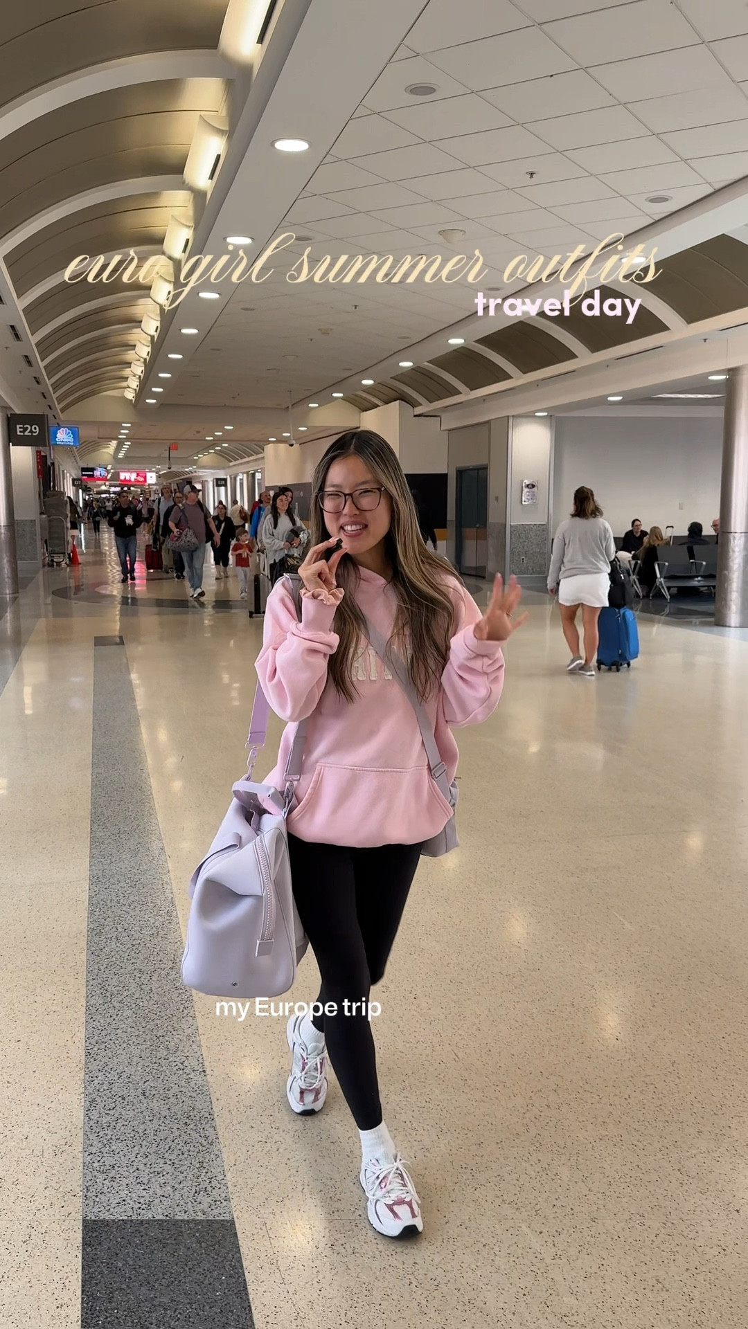 travel day outfits to europe! 
wearing a s/m in whitefox hoodie (code ITSASHLEY)
0 in Butter leggings 

airport outfit, travel outfit, travel bags, aesthetic luggage, carry on bag, travel day outfits, traveling outfit, summer travel outfit 

#LTKFindsUnder100 #LTKPetite #LTKTravel