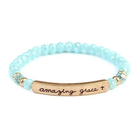 Amazing Grace Rondelle Beads Bracelet | Walmart (US)