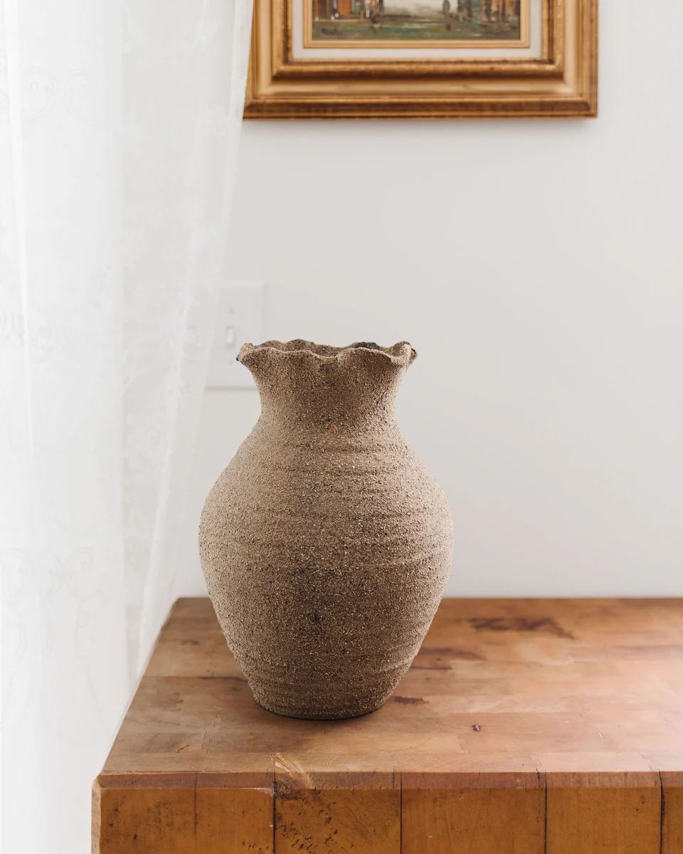 Handmade Clay Avery Vase | Ada + East